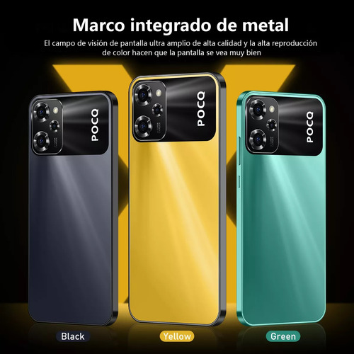 Teléfonos Inteligentes Android Baratos X5 Pro 6.49 En Ram2gb Y Rom16gb Verde
