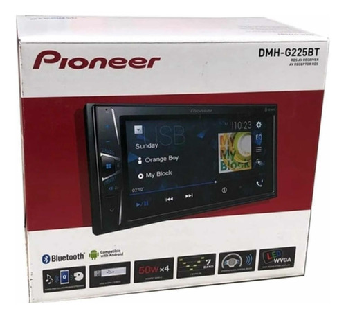 Reproductor Original Pioneer Pantalla 6.2 Bluetooth Usb Aux