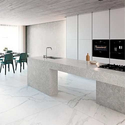 Mesada De Piedra Sinterizada Purastone Prima Tundra Dark