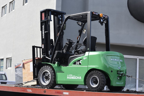 Montacargas Eléctrico Batería Litio 7,000 Lbs Hangcha Triple