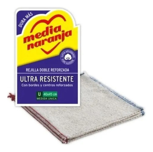 Media Naranja Rejilla Doble Reforzada 40x45 X 10un