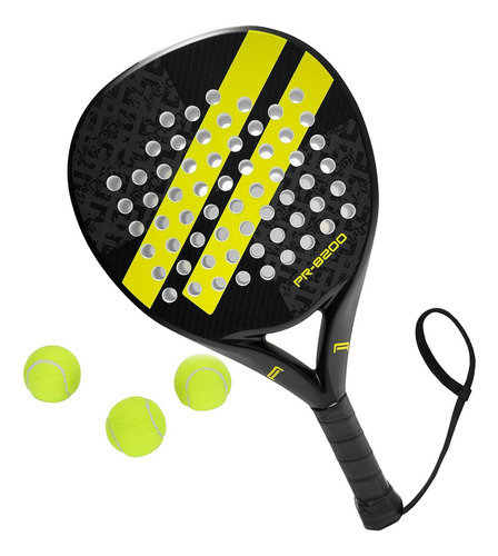 Raqueta De Pádel De Fibra/carbono/ Espuma Eva Memory Flex
