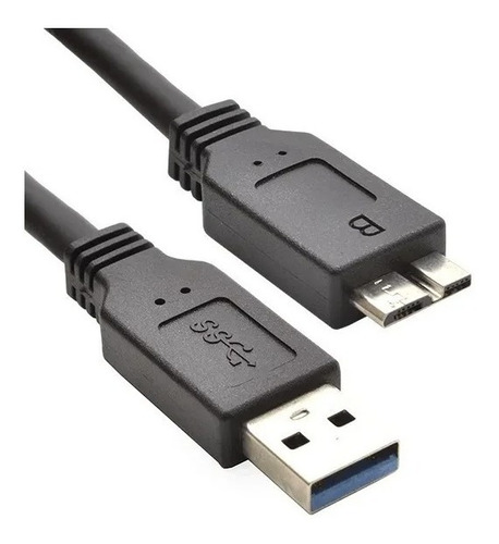Cable Usb Version 3.0 A Micro B Para Hhd/ssd De 50 Cm