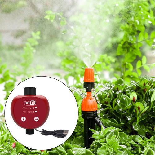 Manguera De Jardín Automática Temporizador De Agua Rojo