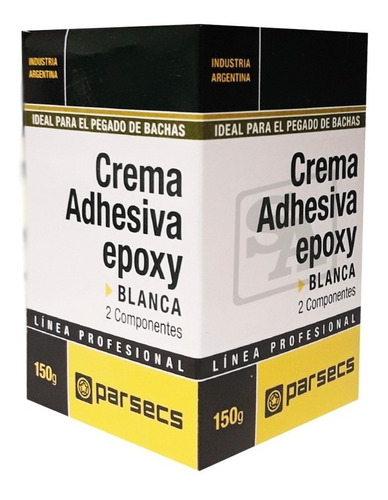 Crema Adhesiva Epoxi Blanca 150gr Parsecs Bachas