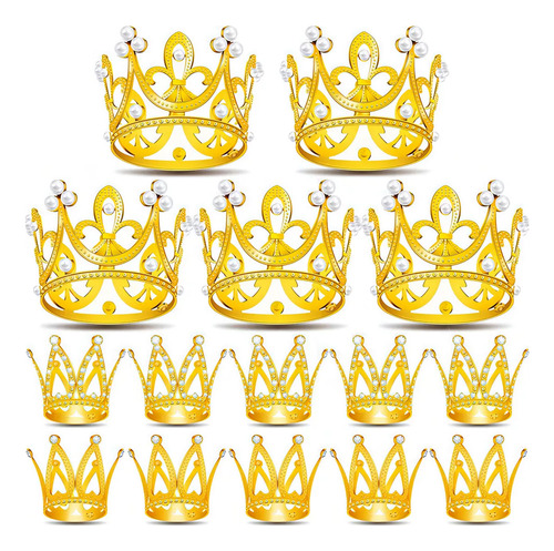 Y Decoración For Tartas En Forma De Corona, 15 Unidades,