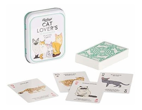 Juego De Cartas - Ridley's Cat Lover S Deck Of Playing Cards