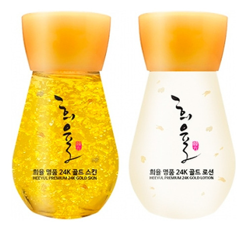 Loción Y Tónico 24k Gold Antiarrugas Heeyul Premium Coreano