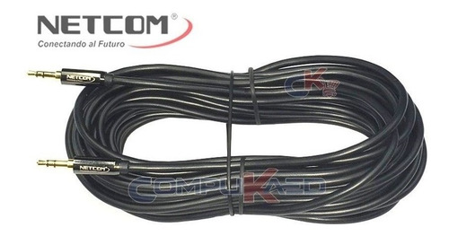 Cable Plug Jack 3.5mm Netcom De Audio Stereo De 10 Metros