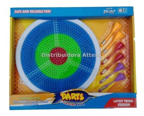 Juego De Dardos Darts Flashing Enter Tiro Al Blanco