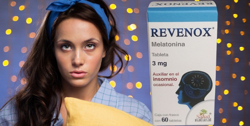 Imagen 6 de 7 de Revenox Melatonina 3 Mg 60 Tabs / Auxiliar Insomnio