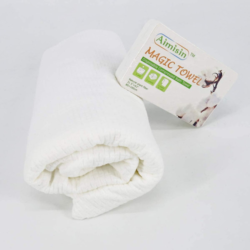 Toallas Comprimidas, Desechables, Suaves Y Duraderas, 100% A