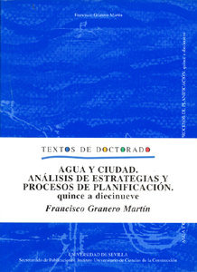 Libro Agua Y Ciudad. Analisis De Estrategias Y Procesos D...