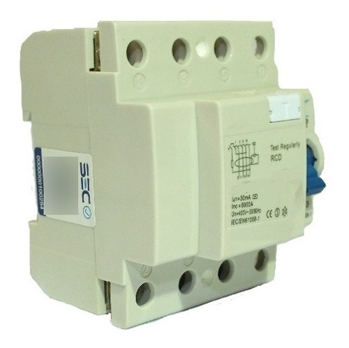 Interruptor Diferencial 4p 63a 30ma Ccd