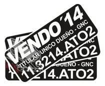 Comprar Sticker Calco Venta Auto Año Modelo