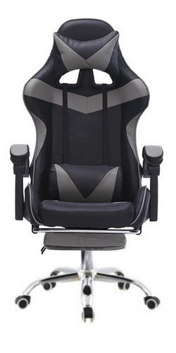 Silla Gamer Semi Profesional Con Reposa Pies, Rosa 