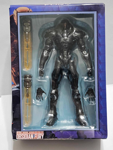 Figura Robot Pelicula Titanes Del Pacifico 3 Furia Obsidiana (Reacondicionado)