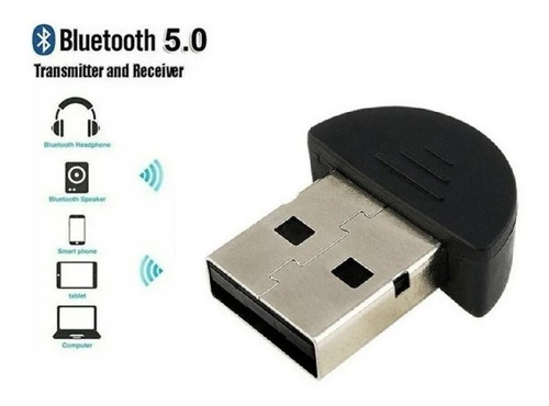 Transmisor Receptor Bluetooth Mini Usb 5.0 Pc Notebook.