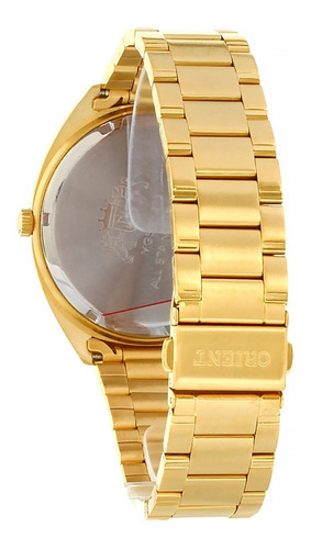 Relógio Orient Analógico Dourado Masculino Mgss1213 E1kx