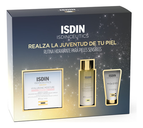 Pack Isdin Sensitive 50ml + Cleansing 27 Ml + K-ox Eyes 3 Ml Tipo De Piel Todo Tipo De Piel