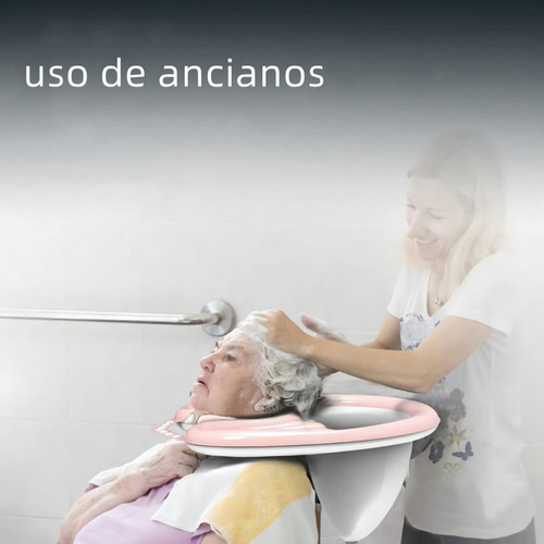 Lavabo De Champú Inflable Portátil Para Mesita De Noche Y En La Cama, Lavabo Plegable De Pvc Para Ancianos, Discapacitados, Embarazadas, Lesionados El Hogar