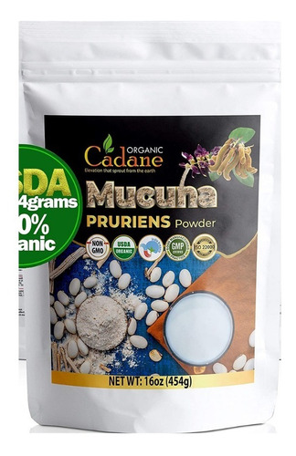 Mucuna Pruriens Organic Cadane - g a $590