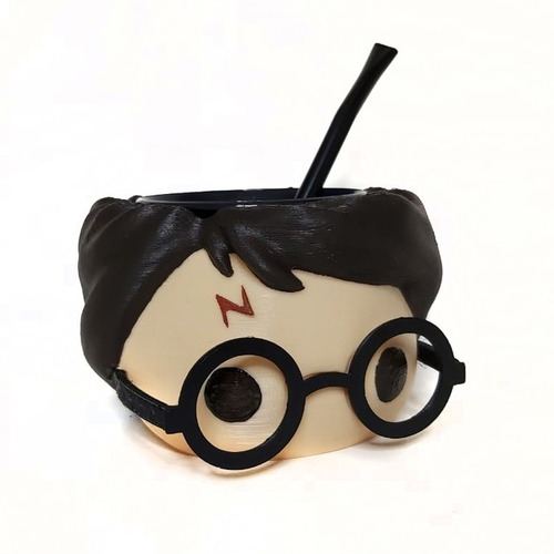 Mate 3d - Harry Potter Con Bombilla De Regalo