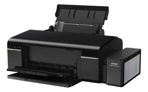 Imagen 2 de 4 de Impresora a color fotográfica Epson EcoTank L805 con wifi negra 110V