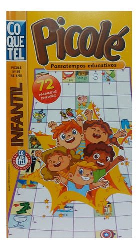 Coquetel Picolé Infantil Passatempos Educativos Edições