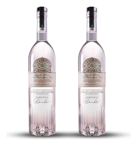 Pack De 2 Tequila La Gran Señora Blanco 750ml