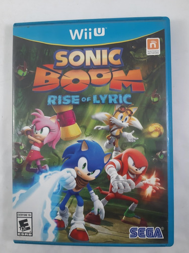 Juego Sonic Boom Rise Of Lyric Nintendo Wii U Fisico Usado