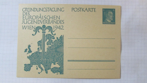 Alemania Postal 1942 Juventud Europeo  H2