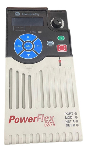 Allen-bradley 25a-b2p3n104 Powerflex 240 Vac 3 Phase 1.0 Hp (Usado)