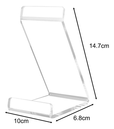 5 Soporte De Acrílico Para Discos, Organizador De 1 Pc