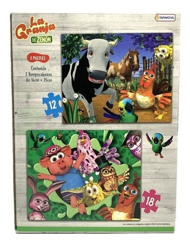 La Granja Zenón 2 Puzzles De Y 18 Piezas | MercadoLibre