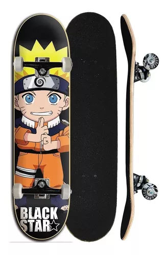 Skate infantil com capacete E kit proteção para crianças - desenho naruto  em Promoção na Americanas