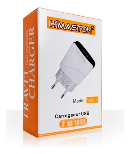 Fonte De Carregador Usb - 2.1a - 1usb - Hmaston