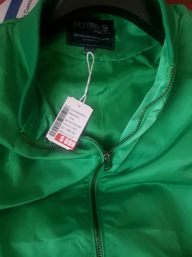 Chamarra Sudadera Verde Rewind Xl