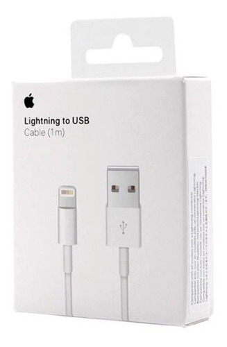 Por Mayor 10 Cables Cargador Usb iPhone 1 Metro Certificado 