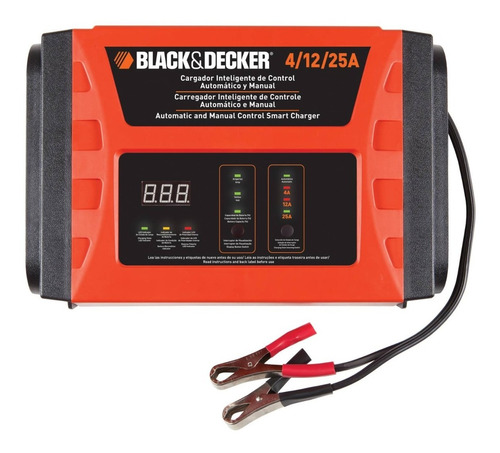 Cargador De Baterías 4/12/25amp Black Decker Bc25-b2c