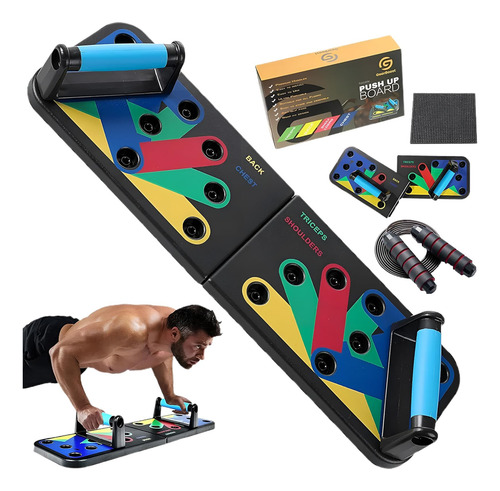 Tablero De Flexiones 9 En 1 Para Hombres Y Mujeres