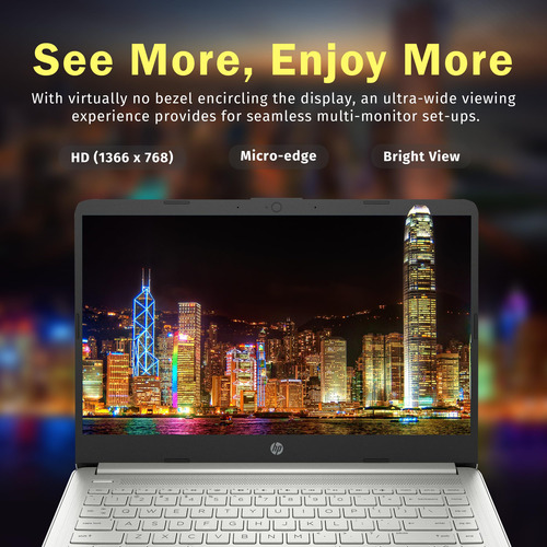 Laptop Hp Stream 14'' Intel N4120 4gb 64gb Win11 -gris