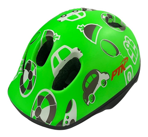 Capacete Infantil Bicicleta Bike Ate 4 Anos Baby Ciclismo Cor Verde Tamanho 48-56cm