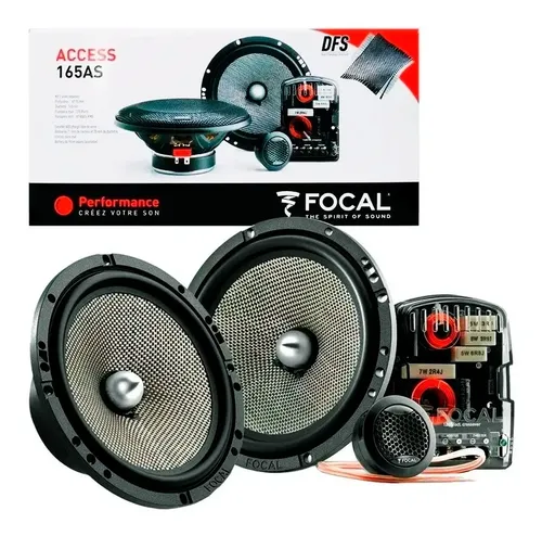 Kit Altoparlanti Auto Focal Auditor ACX-165 - Coassiali 2 Vie 16.5 Cm, 60W RMS, Con Griglie