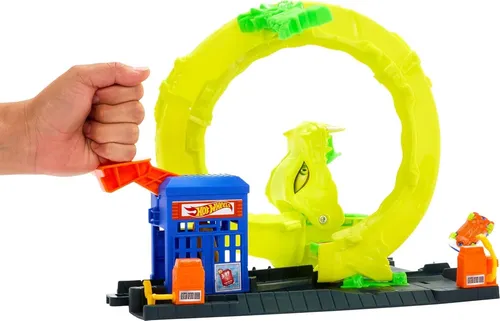 Hot Wheels City Pista Ataque De Serpiente