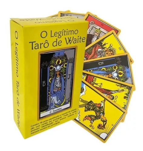 E. A. Baralho de cartas Waite Tarot, jogos de tabuleiro e cartas Vintage, o  produto mais vendido, essencial para o entretenimento.