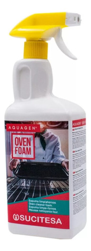 Antigrasa Aquagen Oven Foam 1000 Ml Sucitesa