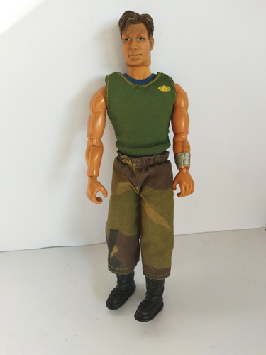 Max Steel Traje Verde Militar Botas Playera Pantalon 2000