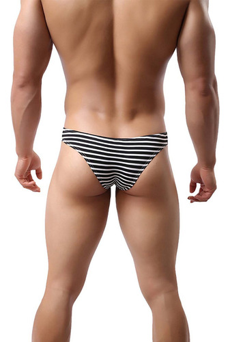 Calzoncillos De Cintura Baja A Rayas Para Hombre