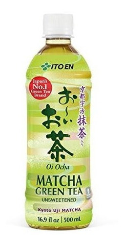 Oi Ocha Té Verde Matcha Sin Azúcar 16.9 Onzas Paquete